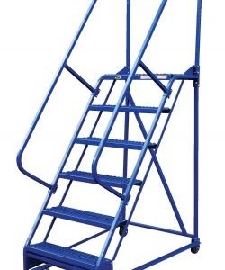 Supplier of 6 Step Portable Warehouse Ladders, 18 in Top Step, Grip-Strut Steps in Dubai