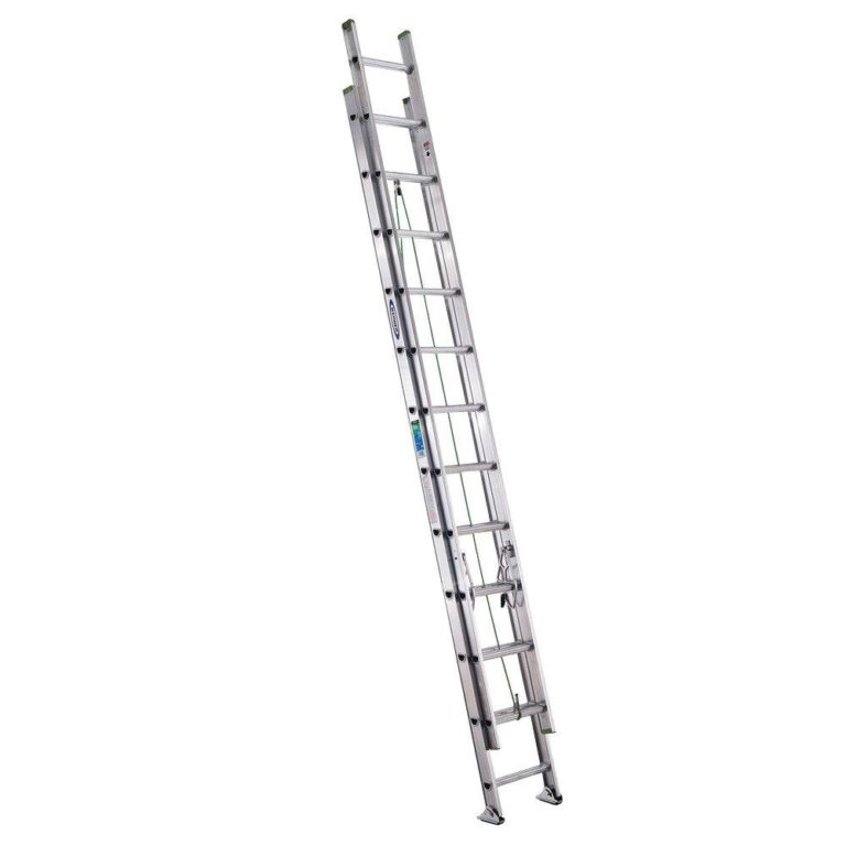24 ft. Aluminum Extension Ladder with 225 lb. Load Capacity Type II