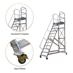 Supplier of Staircase Platform Ladder in UAE